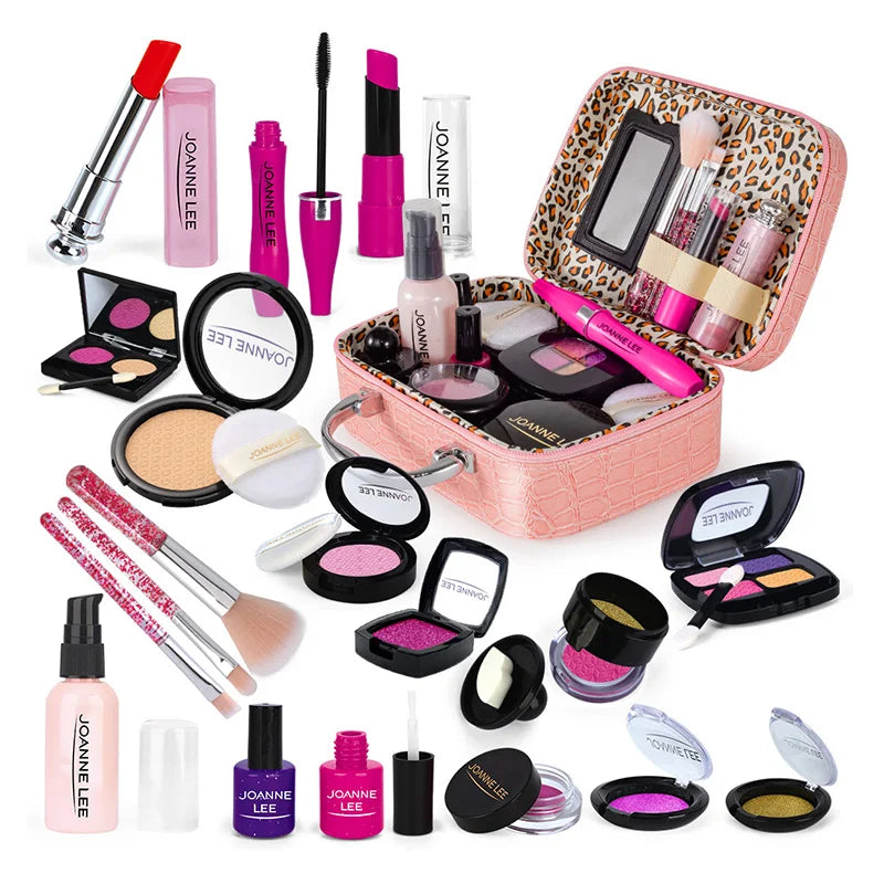Kids Toys Simulation Cosmetics Set Pretend Makeup Toys Girls Play House Simulation Make up