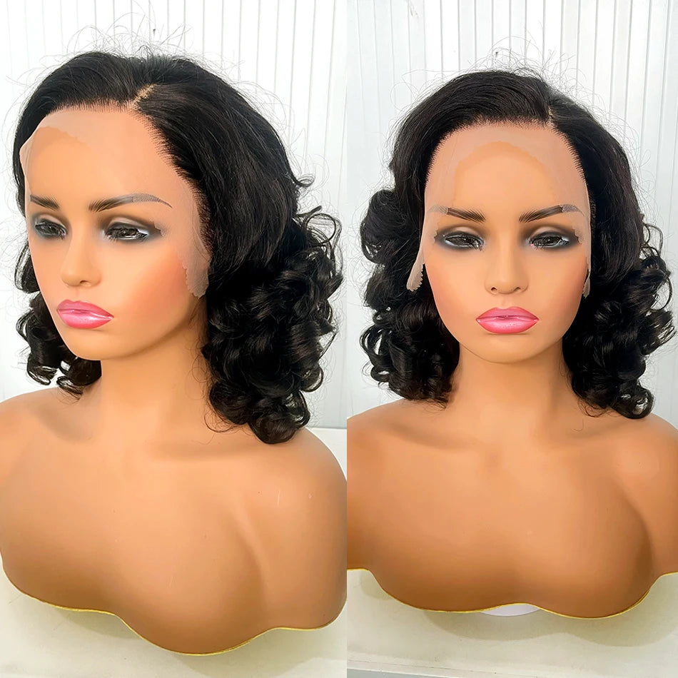 12A Raw Donor Human Hair Wigs 13x4 HD Lace Frontal 250% Density Unprocessed