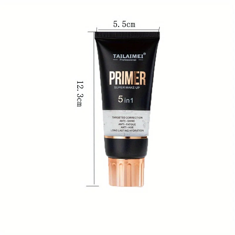 Waterproof Base Transparent Gel Makeup Primer - Full Coverage Matte Foundation With Color Retention
