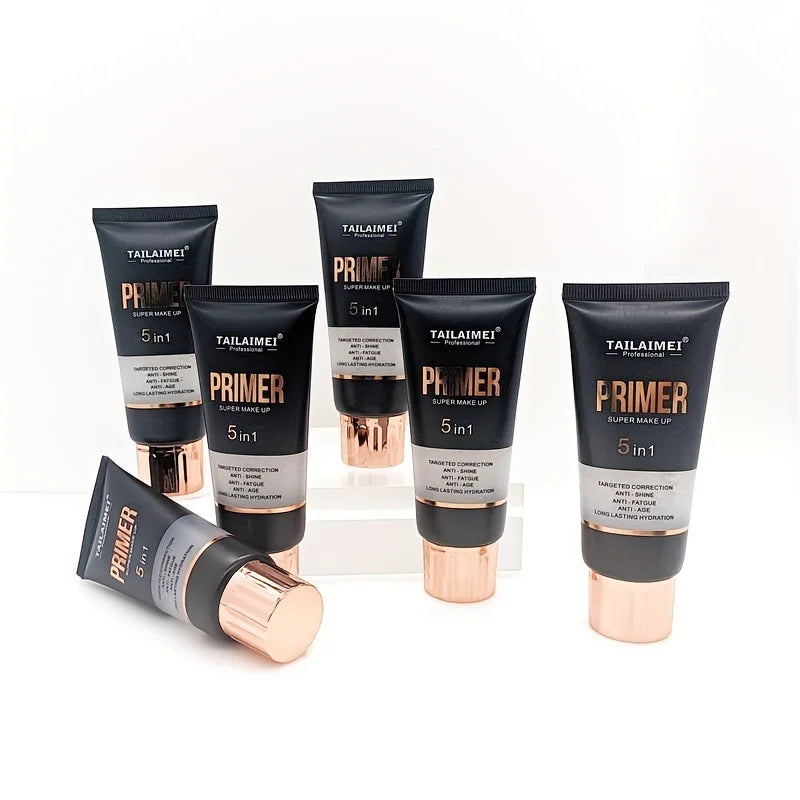 Waterproof Base Transparent Gel Makeup Primer - Full Coverage Matte Foundation With Color Retention