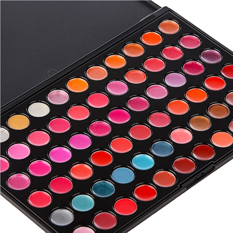 66 Colors Beauty Make Up Lipsticks Lip Gloss Moisturizer Shimmer Lipstick Palette Maquiagem Moisturizer