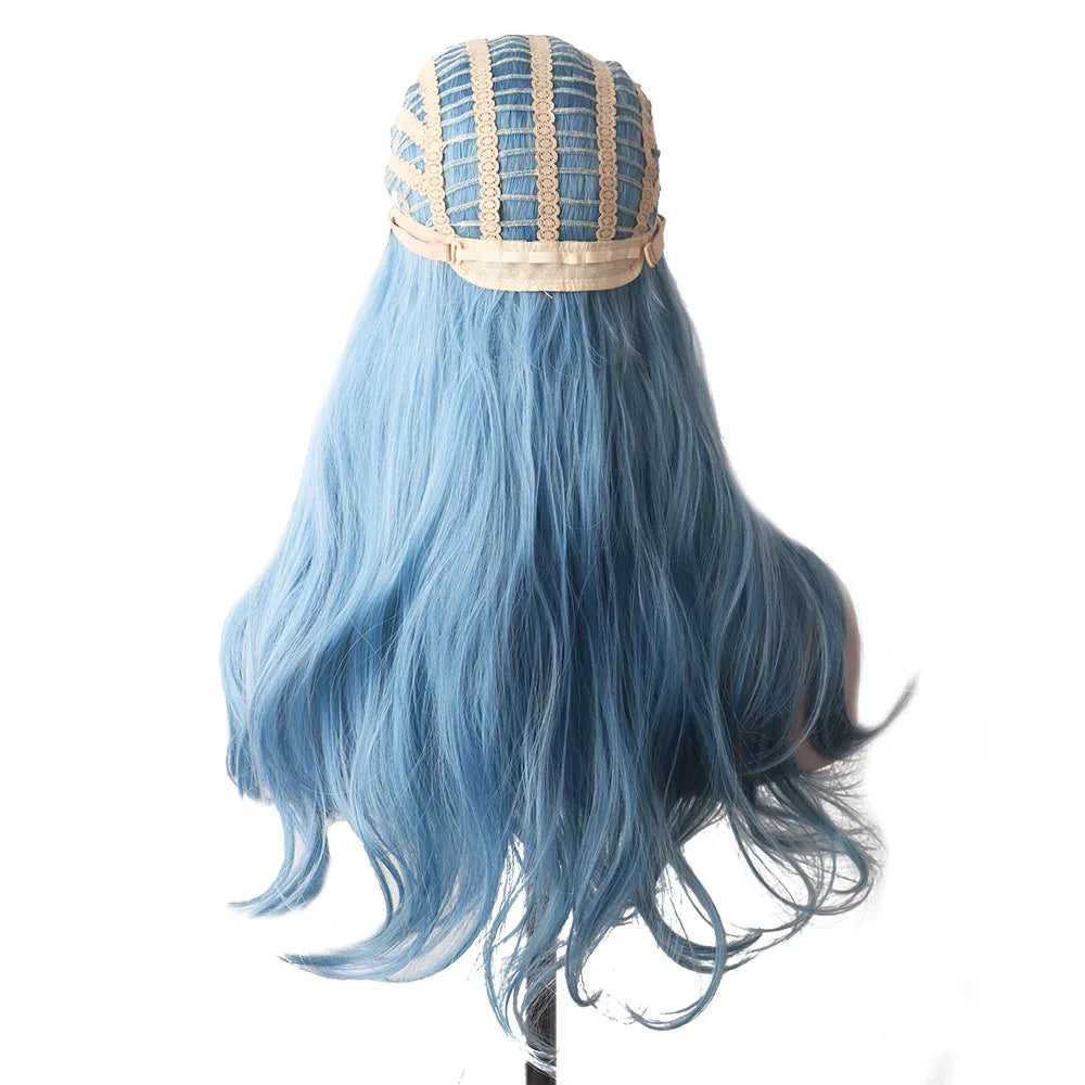 Wavy Womans Wigs Synthetic Hair Wigs For Women Cosplay Wig Long Colorful Wig Pink Purple Green Brown