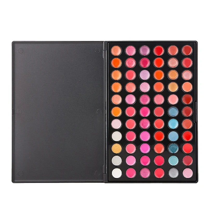 66 Colors Beauty Make Up Lipsticks Lip Gloss Moisturizer Shimmer Lipstick Palette Maquiagem Moisturizer