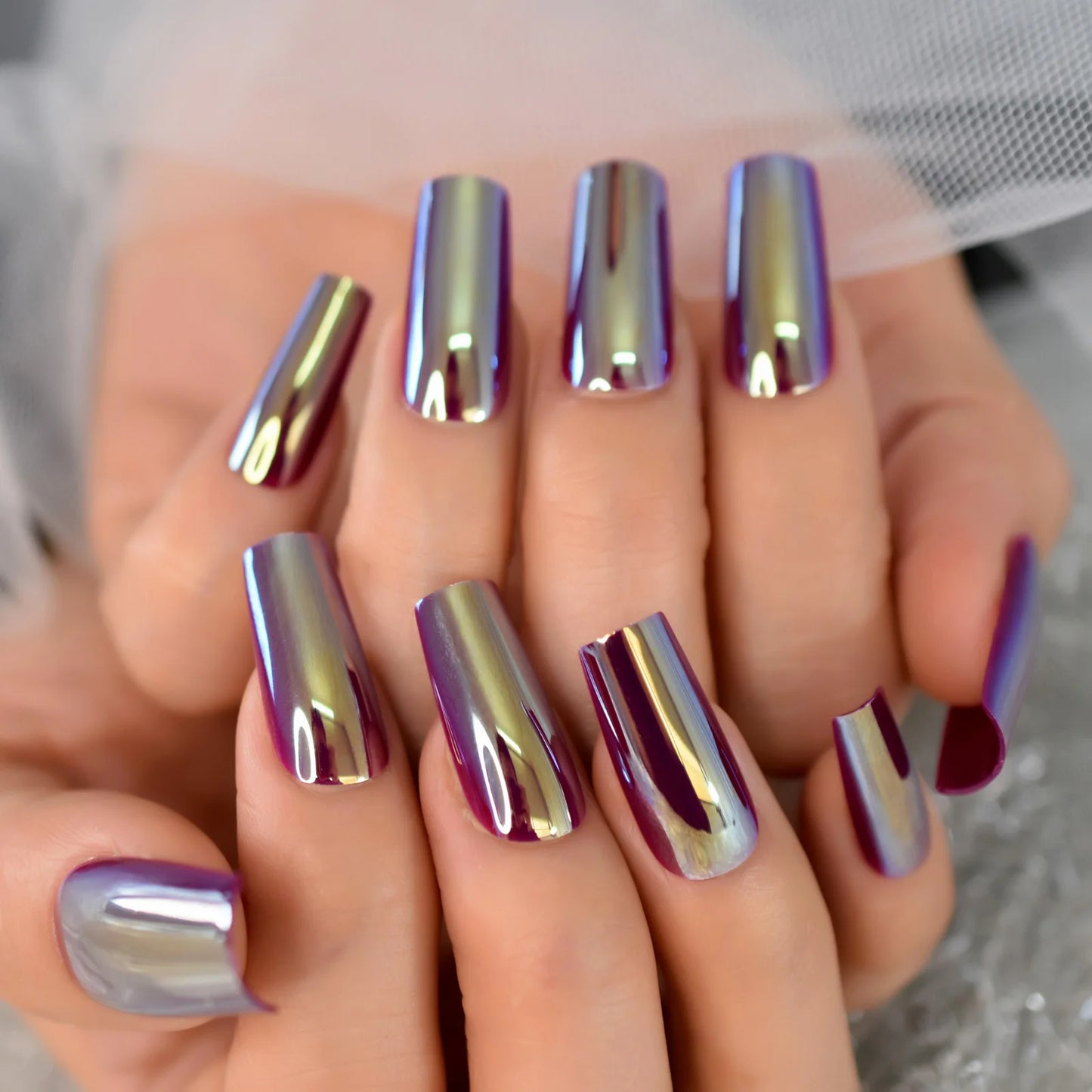 iMABC press on fake nails a great number of patterns hand art for women and girls come