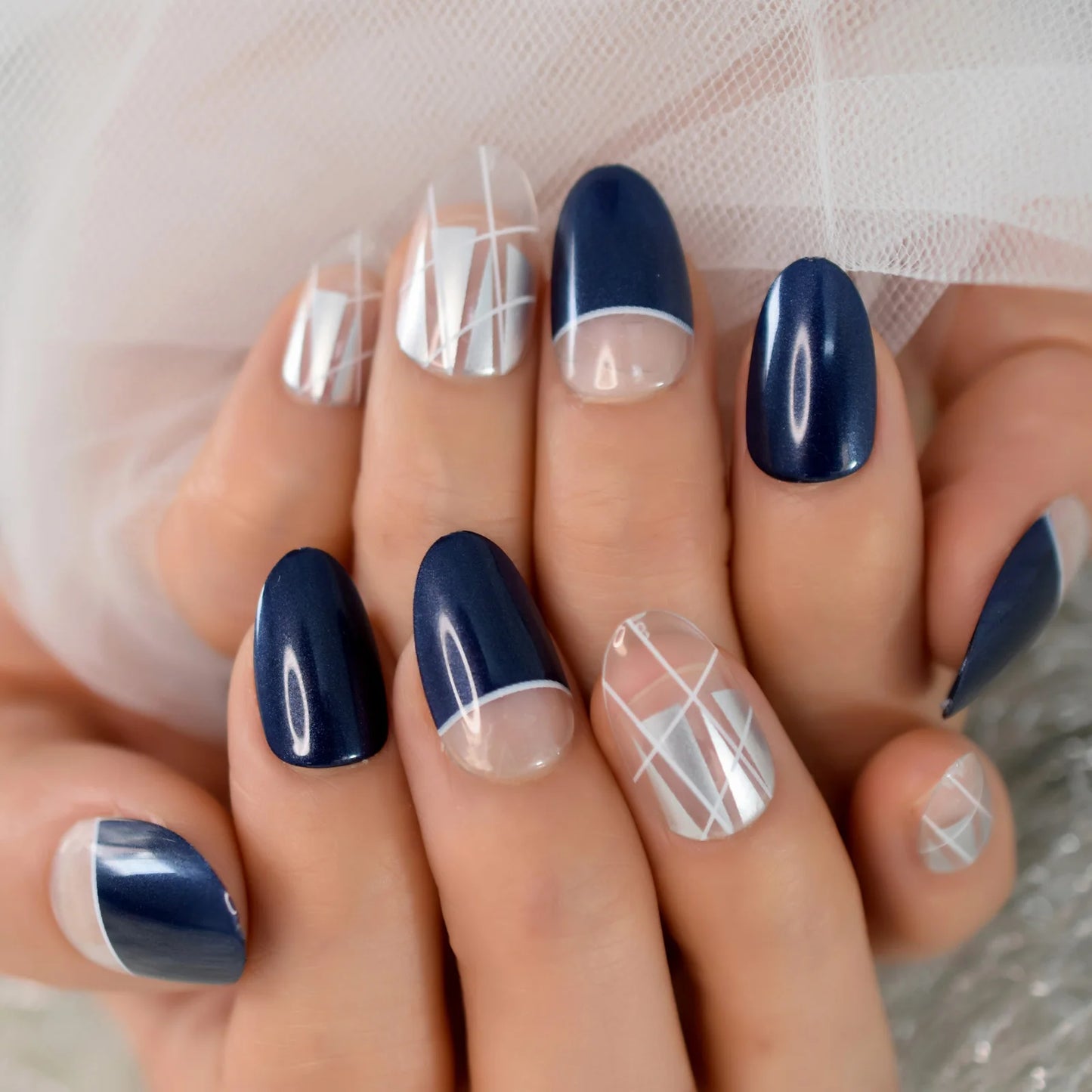 iMABC press on fake nails a great number of patterns hand art for women and girls come