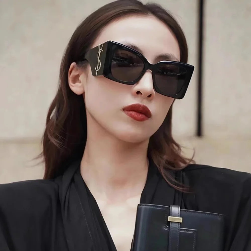 2025 Summer New Women's Sunglasses With Large Face And Slimming Sunscreen