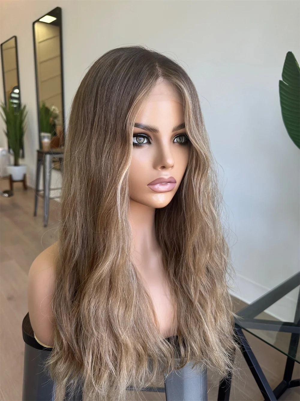 Auburn Brown Loose Deep Wavy Wig Lace Front Wigs 13x4 HD Natural Women Wig