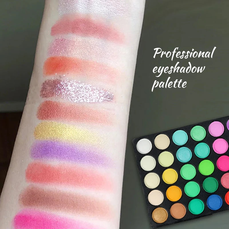 120 Color Eye Makeup Waterproof Make up Nude Eye Shadow Palette Glitter Matte Pigmented