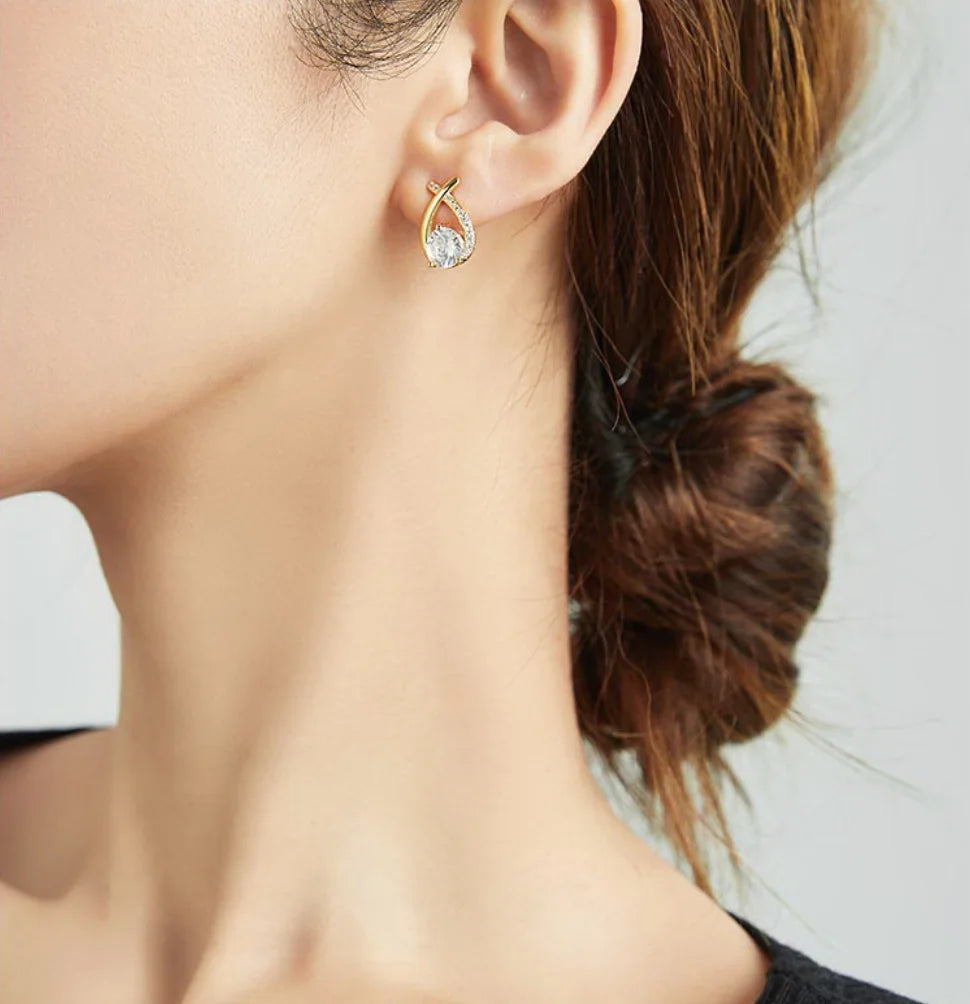 Popular Beautiful Fashion Elegant Silver Color Earrings for Woman Fashion party fine Wedding Gifts elegant noble Jewelry