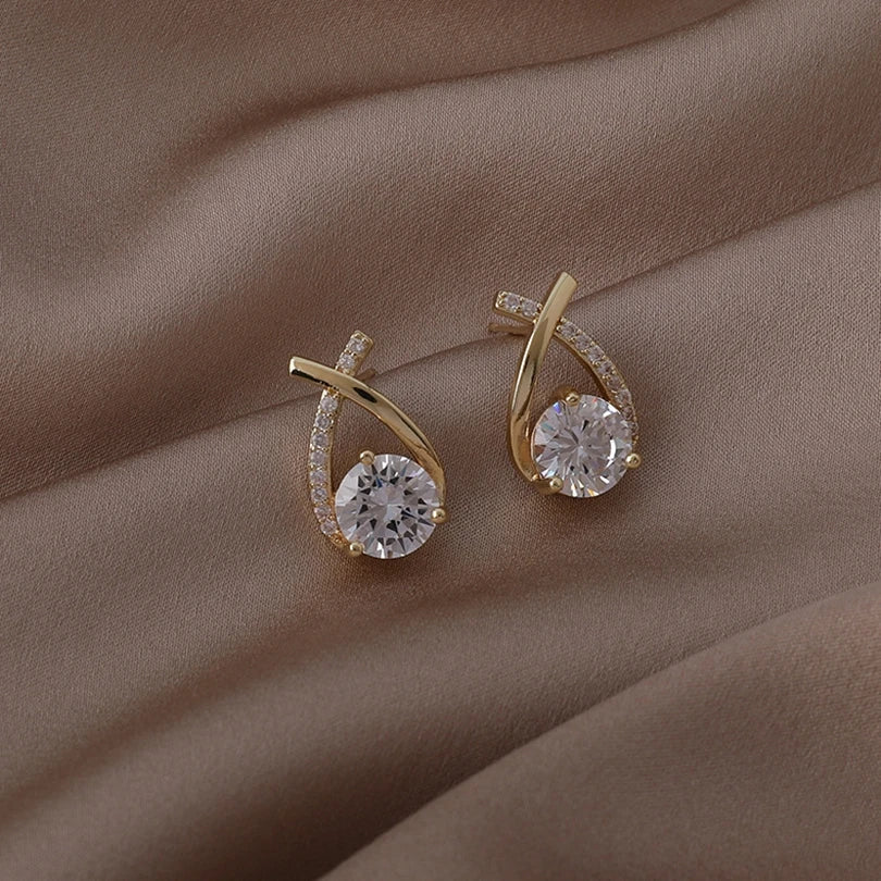 Popular Beautiful Fashion Elegant Silver Color Earrings for Woman Fashion party fine Wedding Gifts elegant noble Jewelry