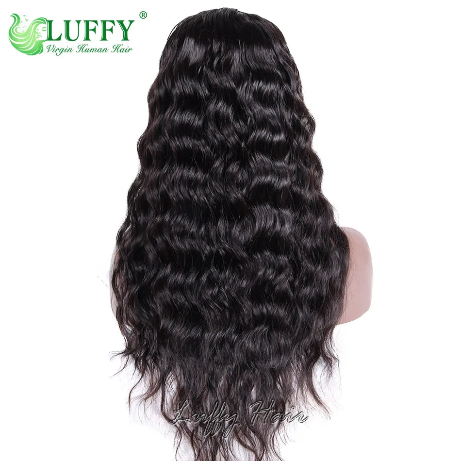 Deep Wave U Part Wig Human Hair No Leave Out Glueless V Part Wigs Brazilian Human Hair For Women