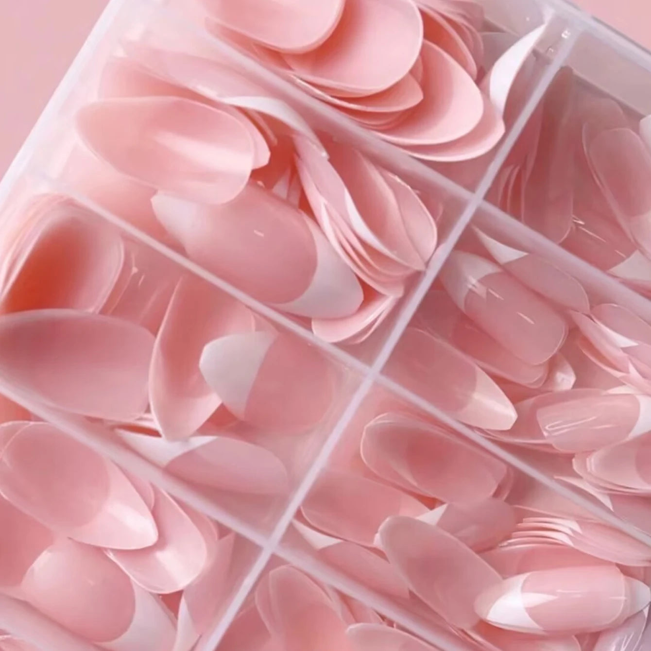 120pcs -box Almond  White French Fake nails for Stylish Women & Girls, Perfect for Daily Chic or Party Celebrations