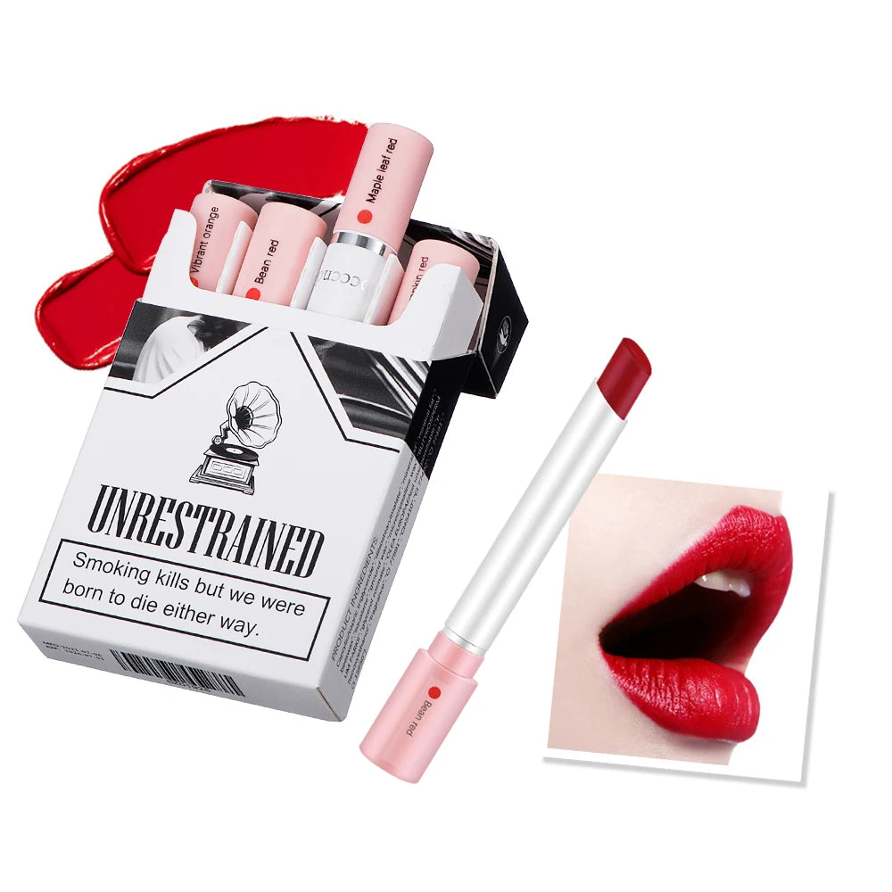 4 Colors Makeup Lipstick Cosmetics Lipstick Set Lip Tint Lip Gloss Waterproof Maquillaje Matt