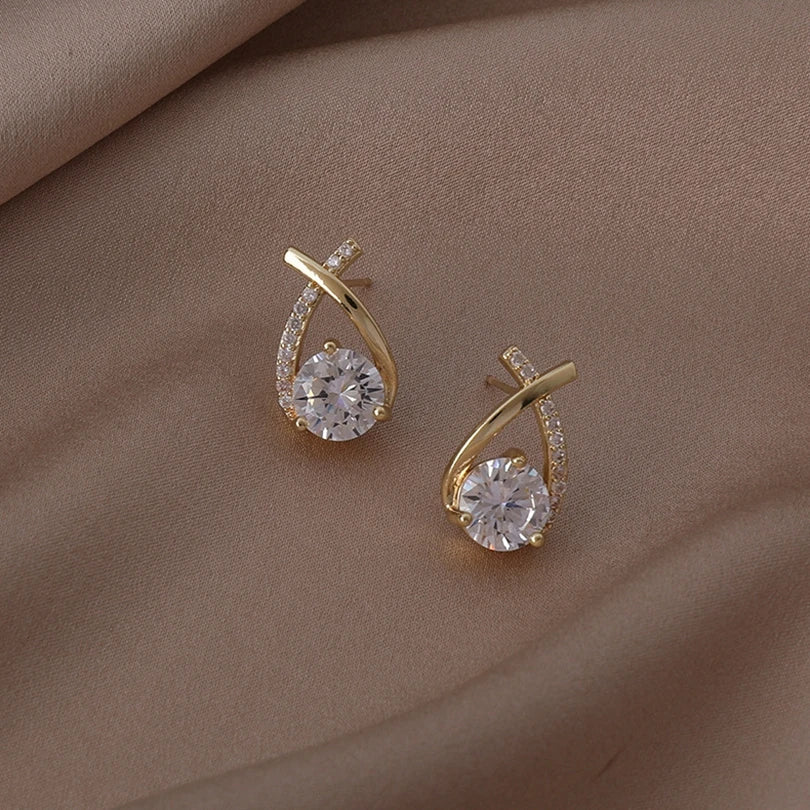 Popular Beautiful Fashion Elegant Silver Color Earrings for Woman Fashion party fine Wedding Gifts elegant noble Jewelry