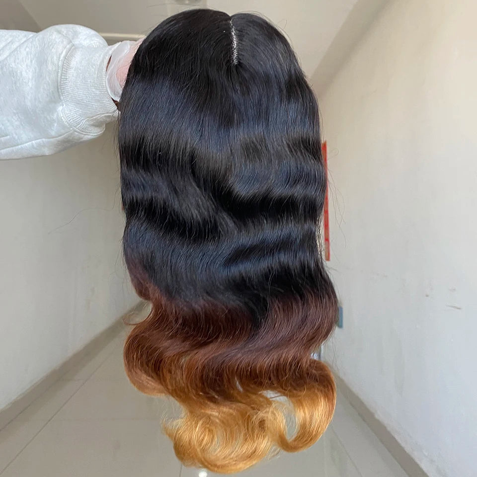 Colorful Human Hair Wigs Clearance Sale Limited Quantity Bleached Knots 13x4x1 Lace T Part Wigs