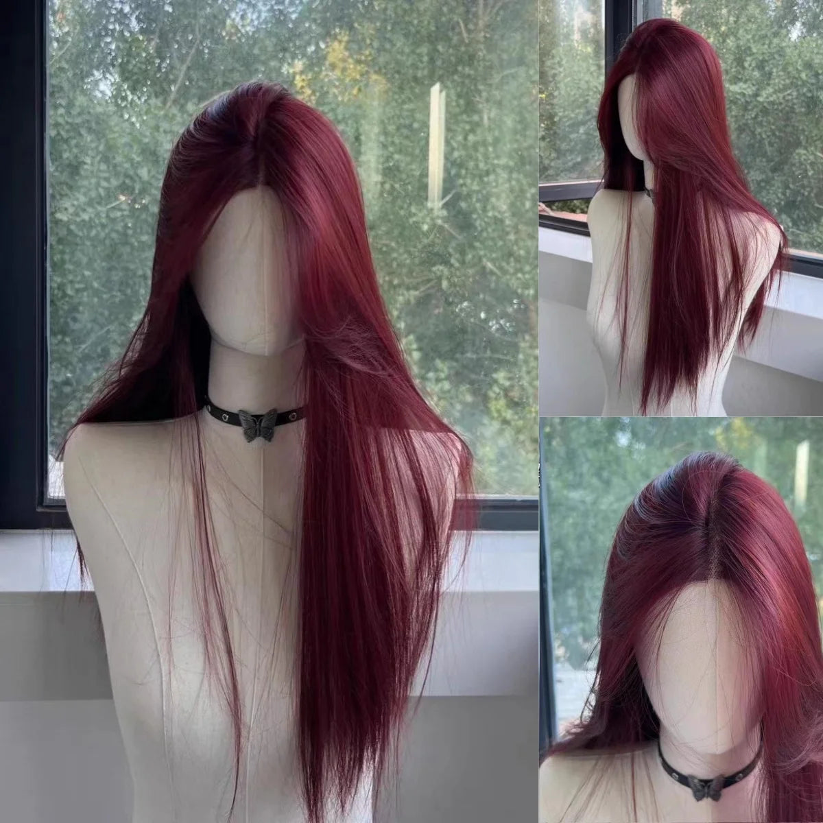 Pink Wig for Women Long Wavy Cosplay Wigs Natural Soft Sweet Synthetic Wig for Daily Use