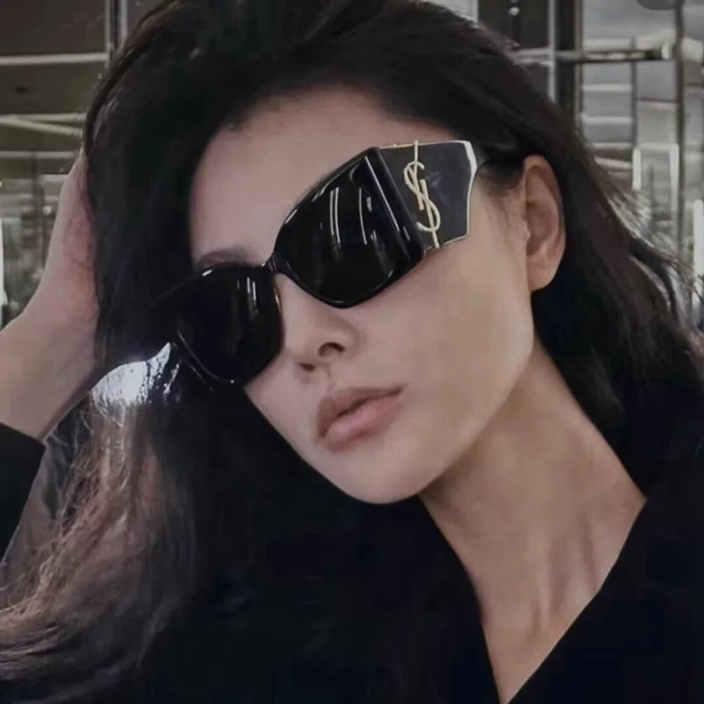 2025 Summer New Women's Sunglasses With Large Face And Slimming Sunscreen