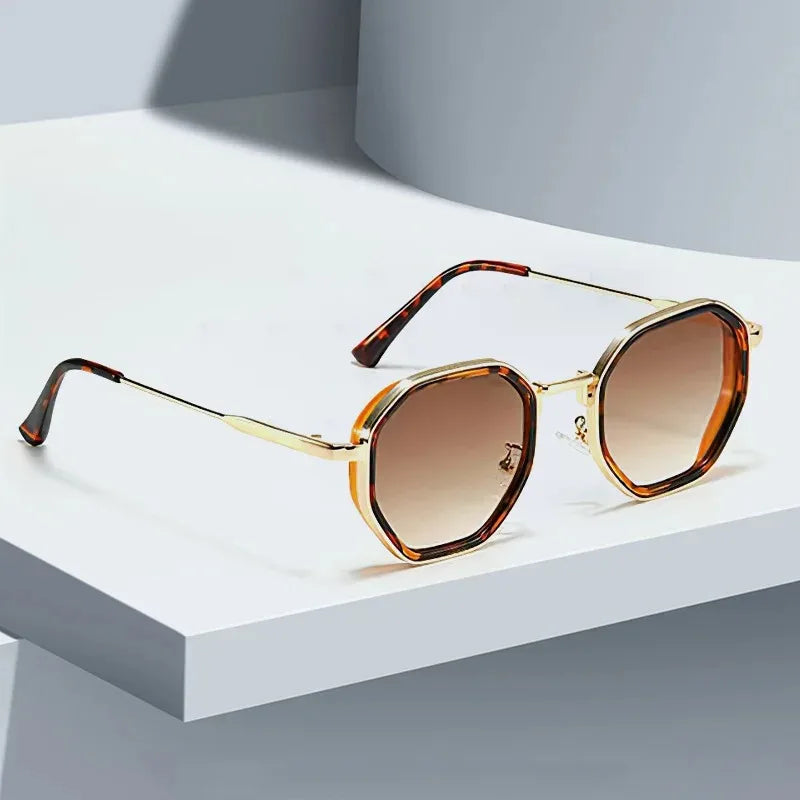 2025 New Vintage Sunglasses for Women Modern Fashionable Octagonal