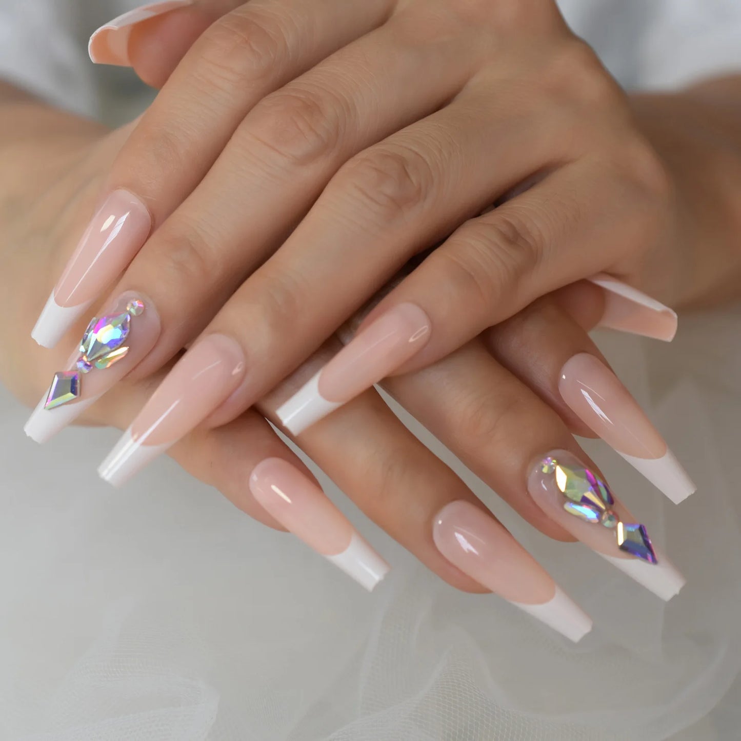 iMABC press on fake nails a great number of patterns hand art for women and girls come