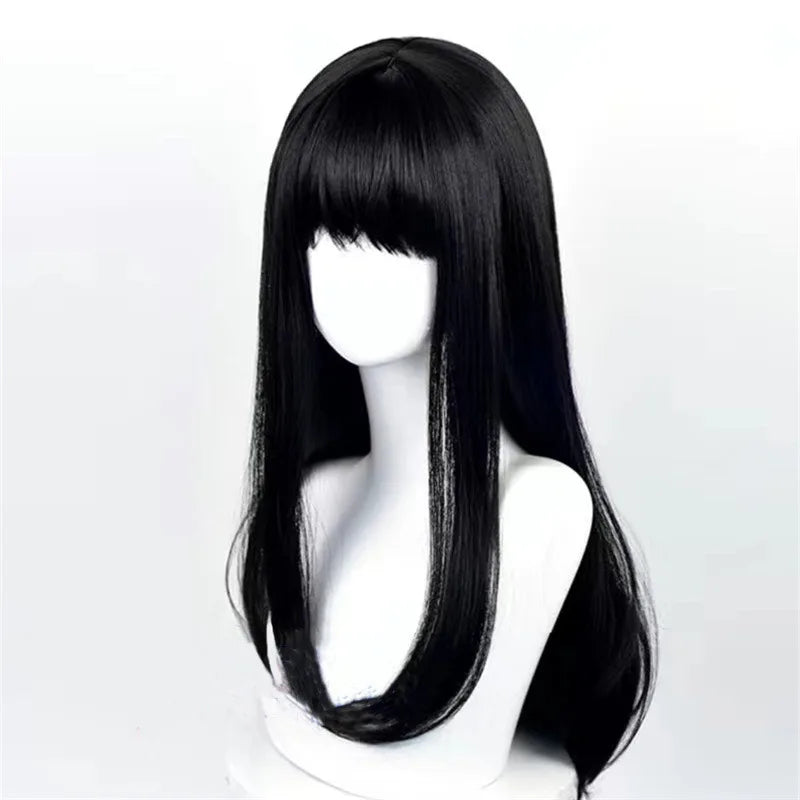 Cartoon Character Cosplay Hair Extensions Synthetic Wigs Natural