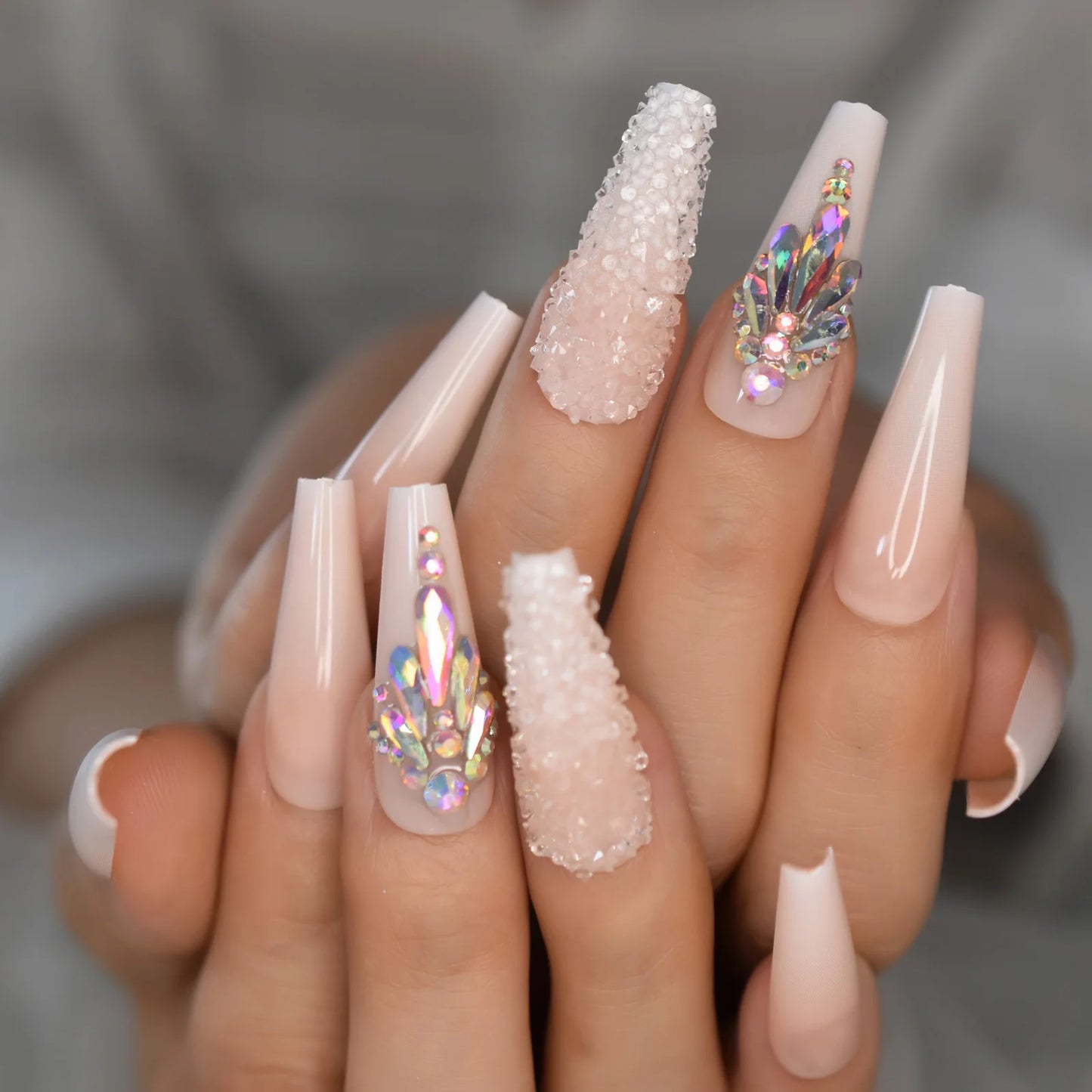 iMABC press on fake nails a great number of patterns hand art for women and girls come
