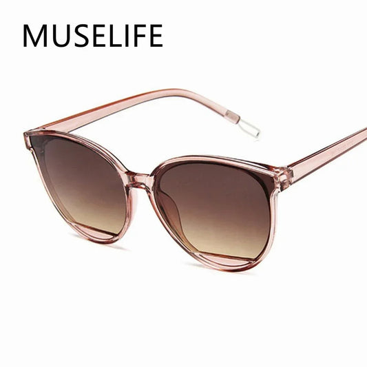 New Arrival 2025 Fashion Sunglasses Women Vintage Metal Mirror Classic Vintage Sun Glasses Female