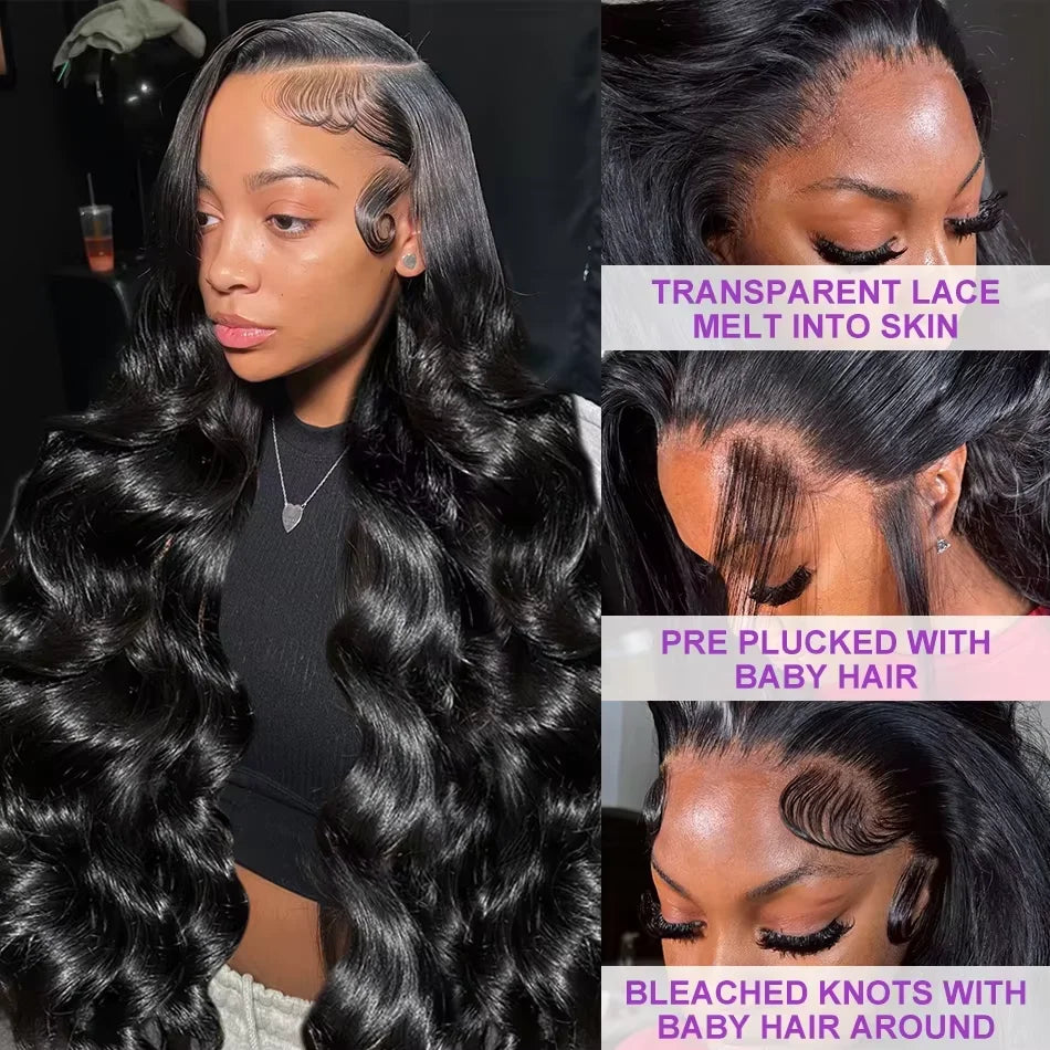 250% 30 46Inch 13x6 Hd Lace Frontal Wig 100% Real Remy Brazilian Human Hair 13x4 Body Wave Lace Front Human Hair Wigs For Women