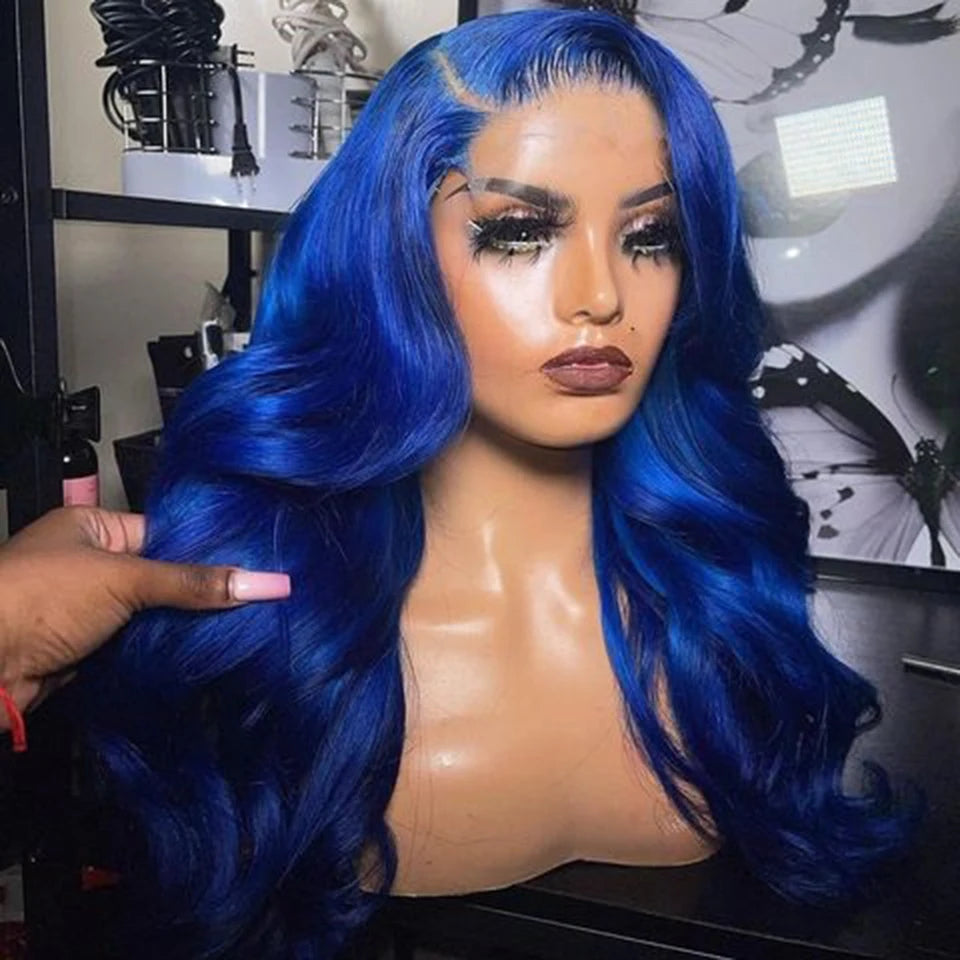 Colorful Human Hair Wigs Clearance Sale Limited Quantity Bleached Knots 13x4x1 Lace T Part Wigs