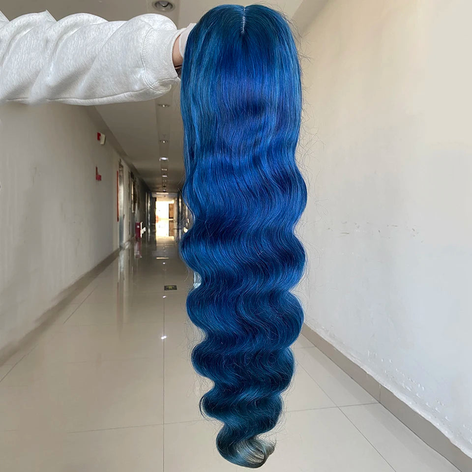 Colorful Human Hair Wigs Clearance Sale Limited Quantity Bleached Knots 13x4x1 Lace T Part Wigs