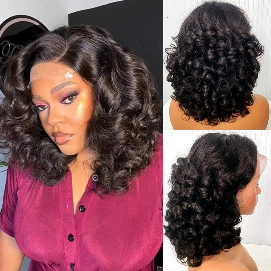12A Raw Donor Human Hair Wigs 13x4 HD Lace Frontal 250% Density Unprocessed