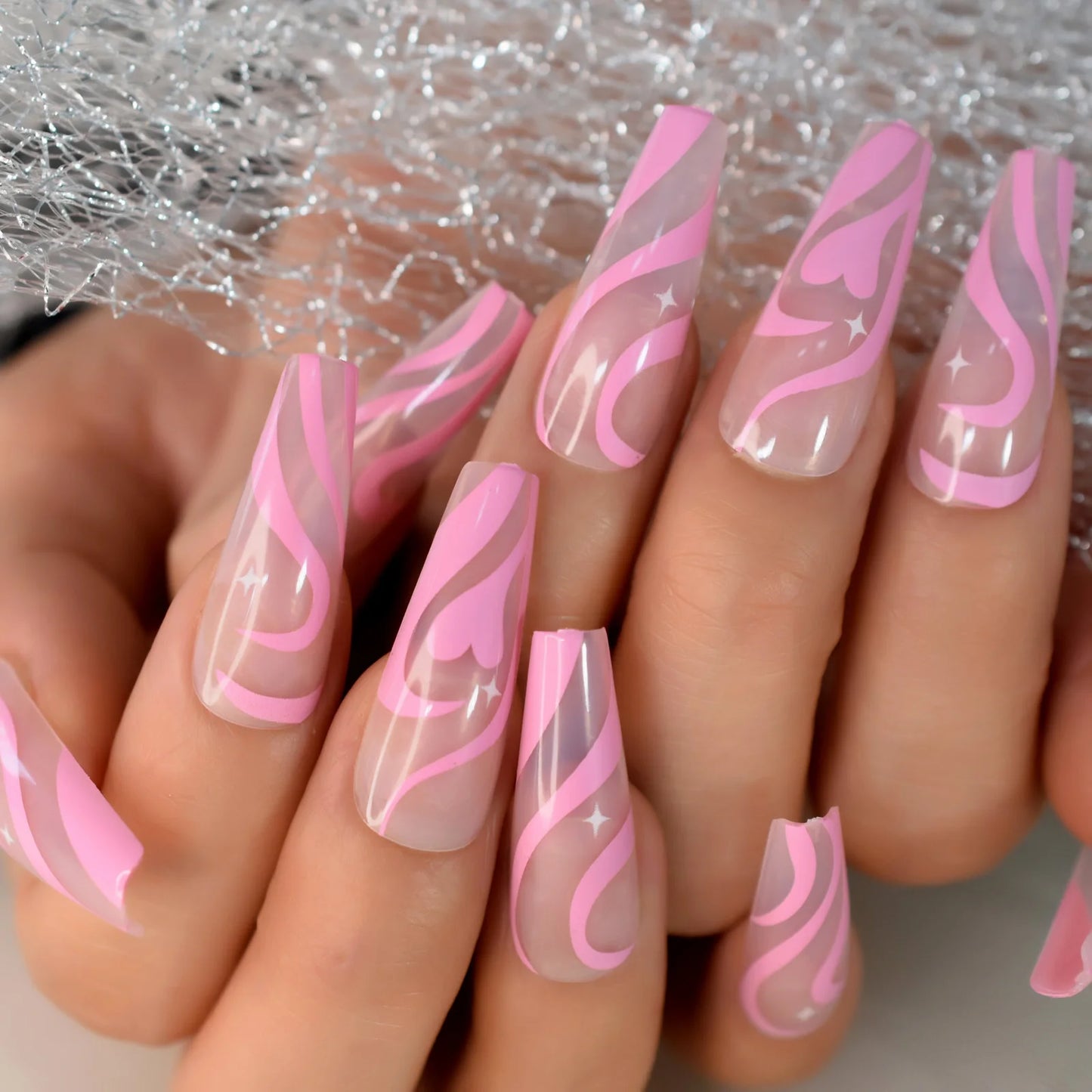 iMABC press on fake nails a great number of patterns hand art for women and girls come