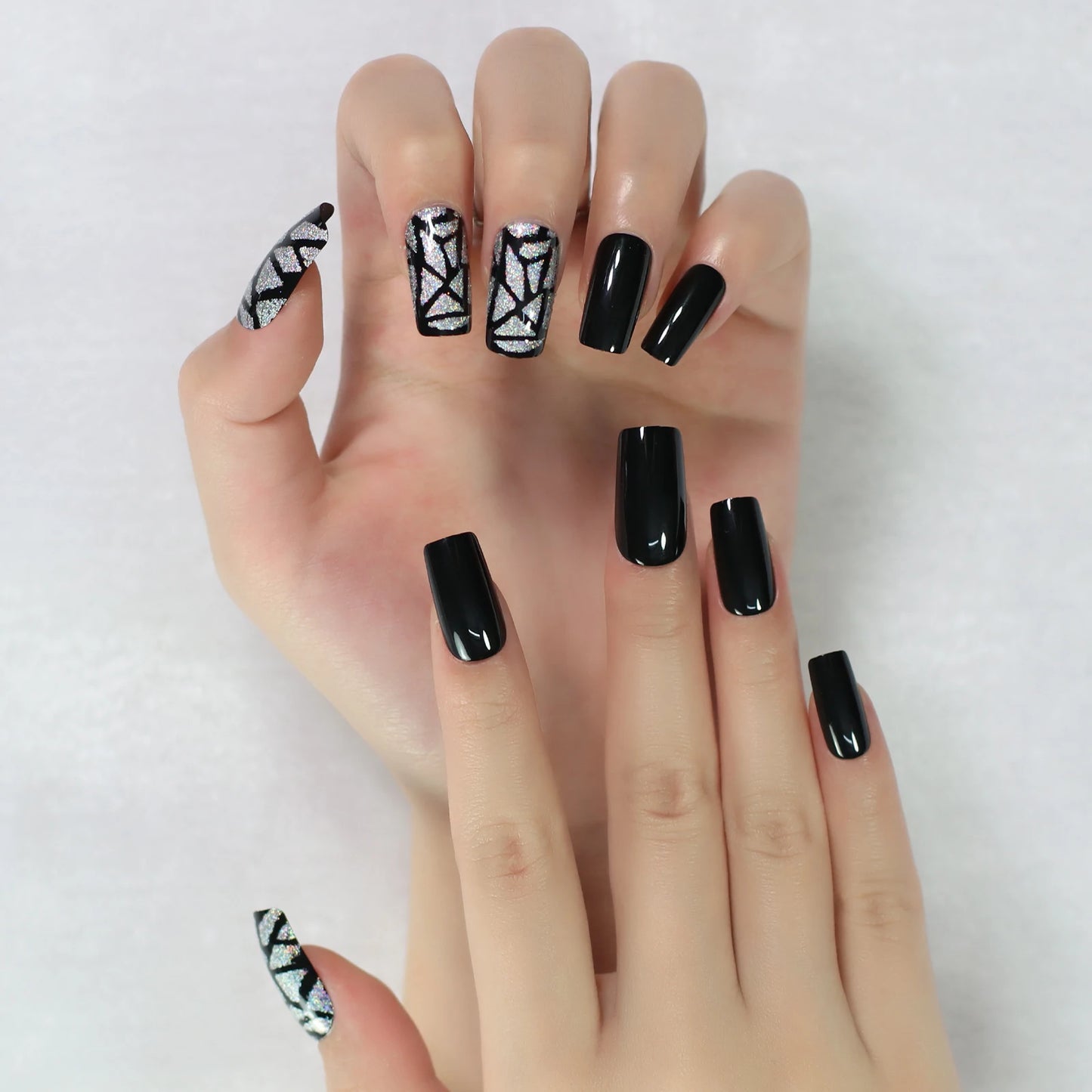 iMABC press on fake nails a great number of patterns hand art for women and girls come