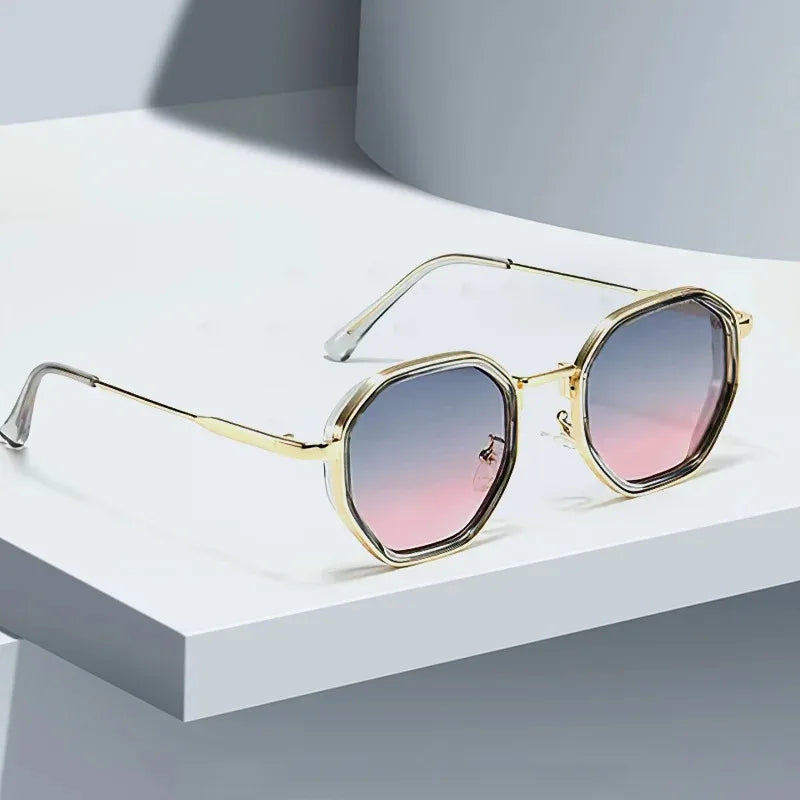 2025 New Vintage Sunglasses for Women Modern Fashionable Octagonal