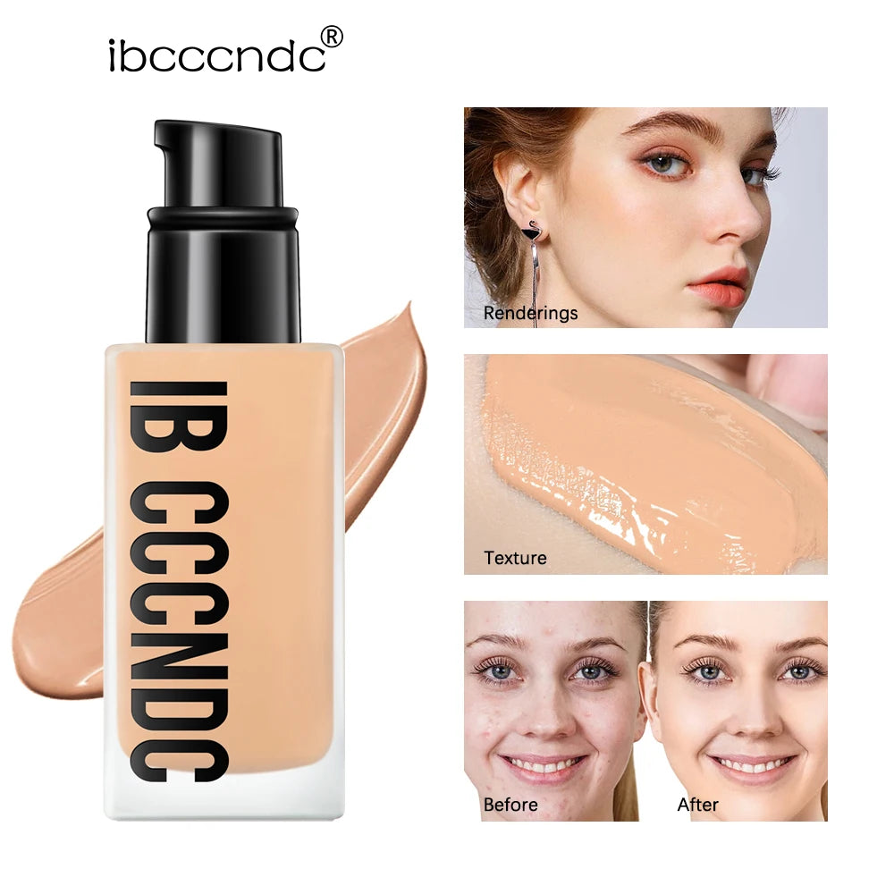 Make Up Foundation Cream for Face High Coverage Foundation Foundations Makeup Waterproof