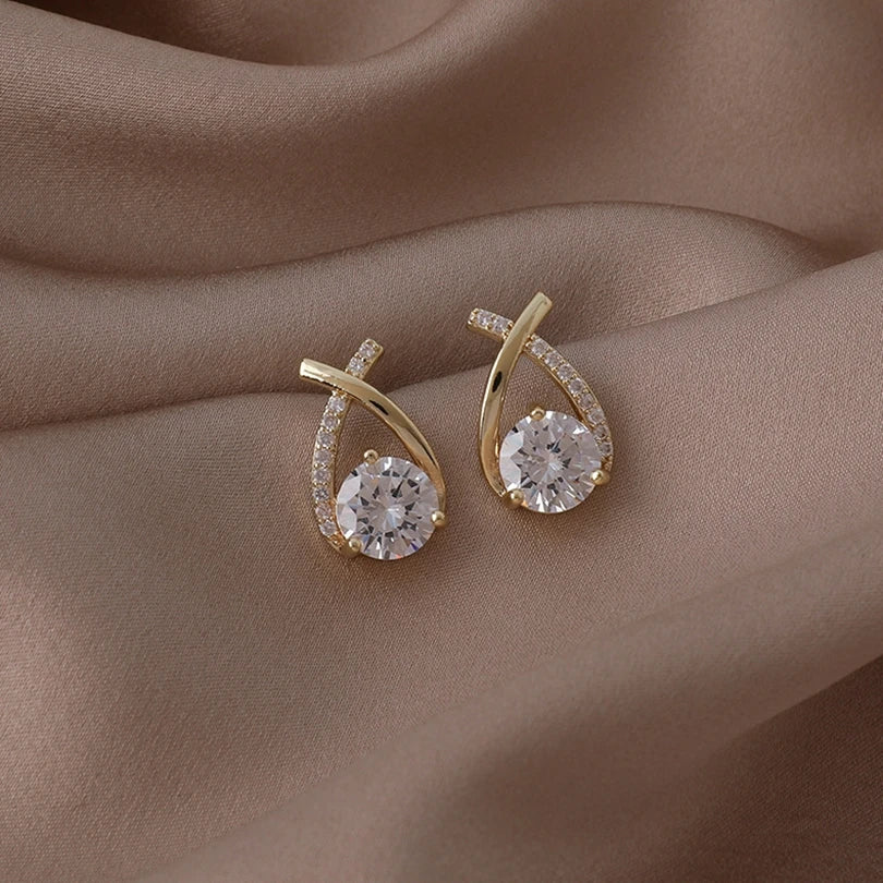 Popular Beautiful Fashion Elegant Silver Color Earrings for Woman Fashion party fine Wedding Gifts elegant noble Jewelry