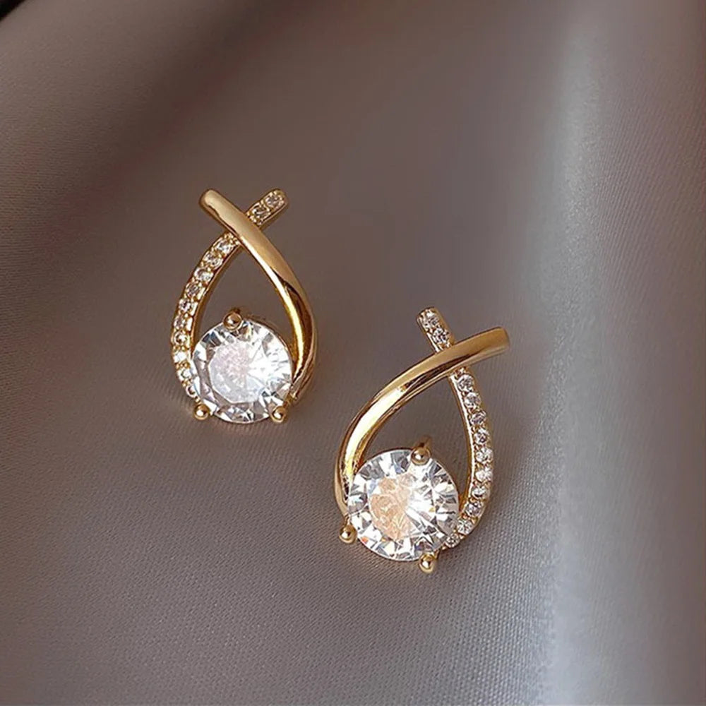 Popular Beautiful Fashion Elegant Silver Color Earrings for Woman Fashion party fine Wedding Gifts elegant noble Jewelry