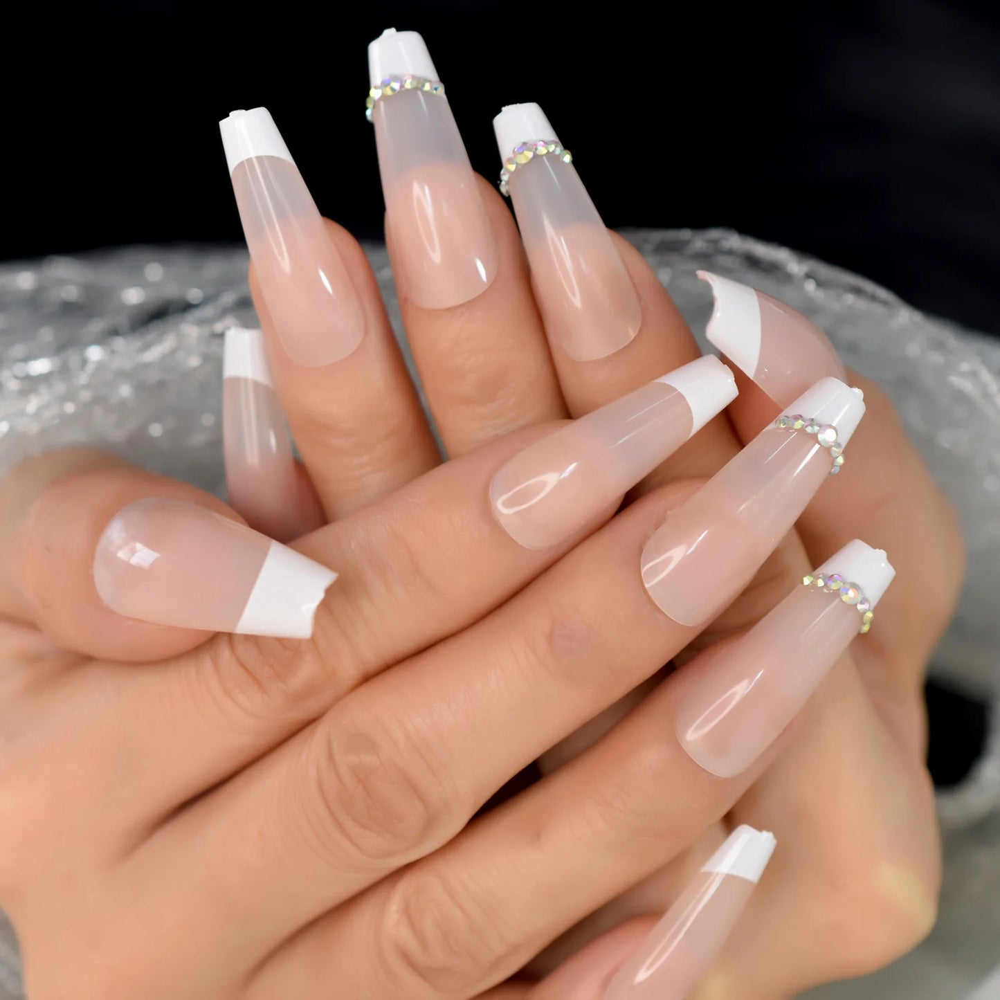 iMABC press on fake nails a great number of patterns hand art for women and girls come