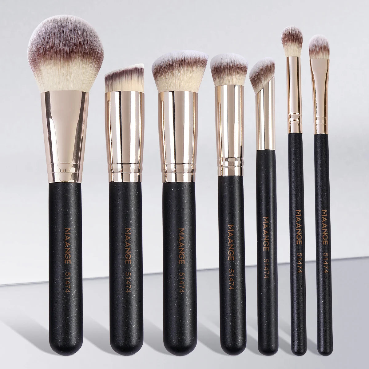 MAANGE 7pcs/set Makeup Brushes for Cosmetic Foundation Powder Concealer Blush Brush