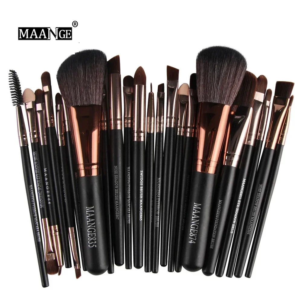 3/13/22pcs Professional Makeup Brushes Tools Set Make Up Brush Tools Kits for Eyeshadow Eyeliner