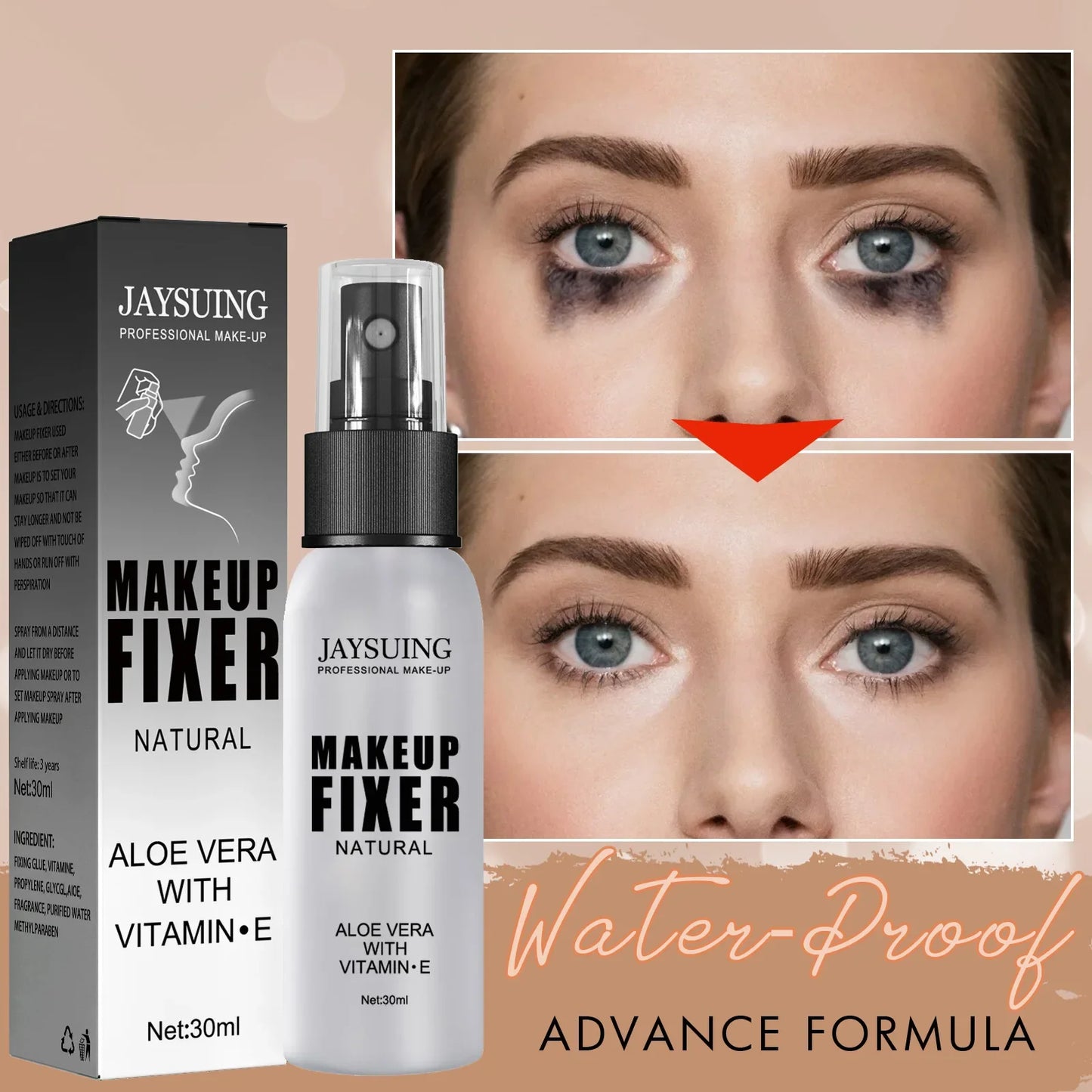 Makeup Setting Spray Moisturizing Lotion Hydrate Oil Control Long-lasting Make Up Natural Matte