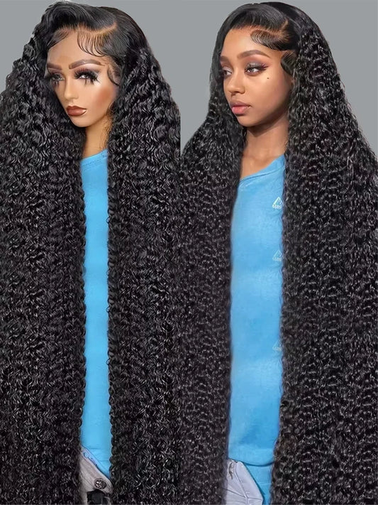 High Density Deep Wave Hd Lace Wig 13x6 Human Hair Water Wave 13x4 Lace Frontal Wigs Curly Wigs For Women 6x4 5x5 4x4 Wigs